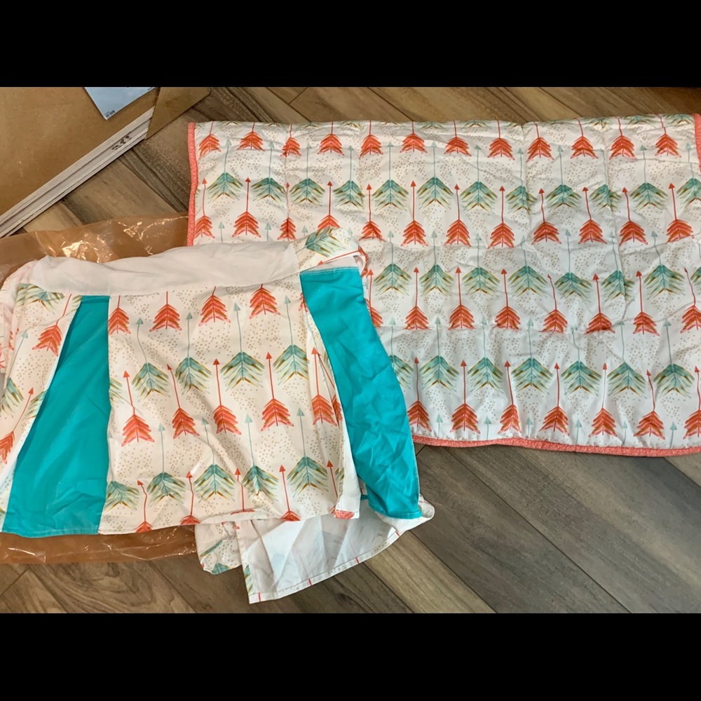 Baby Comforter/Bed Skirt